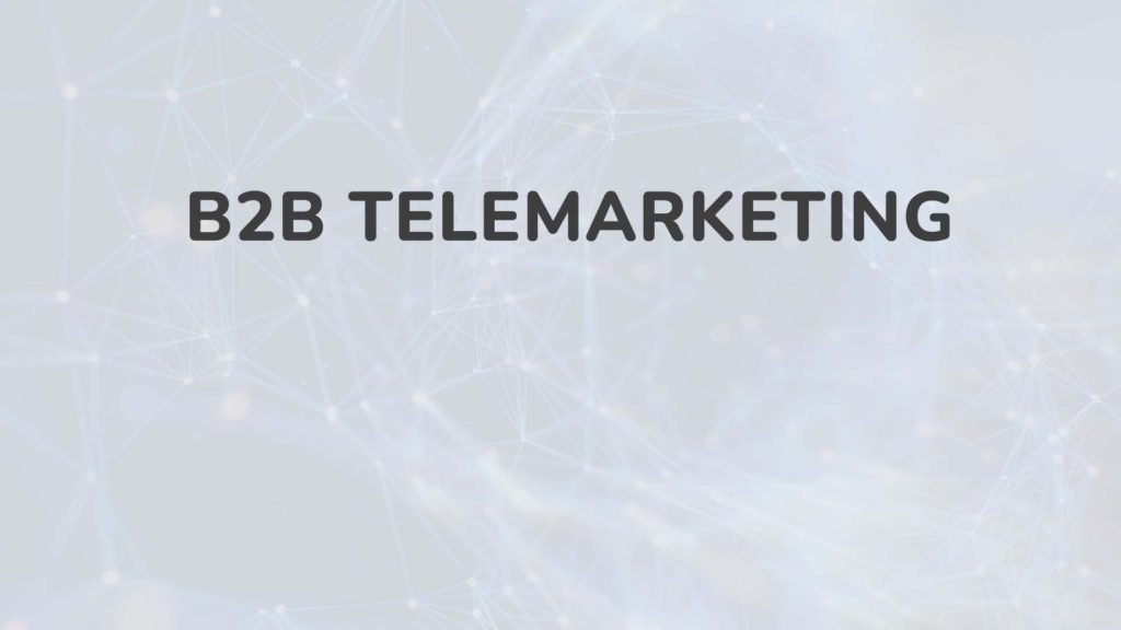B2b Telemarketing