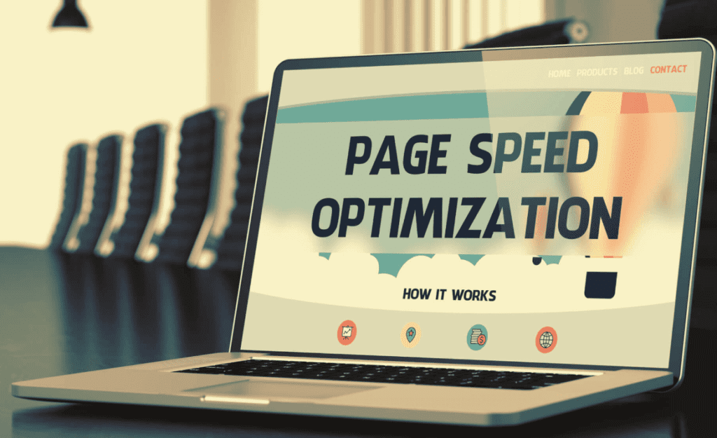 page speed optimization.