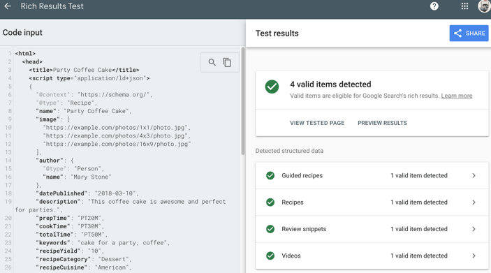 schema markup
